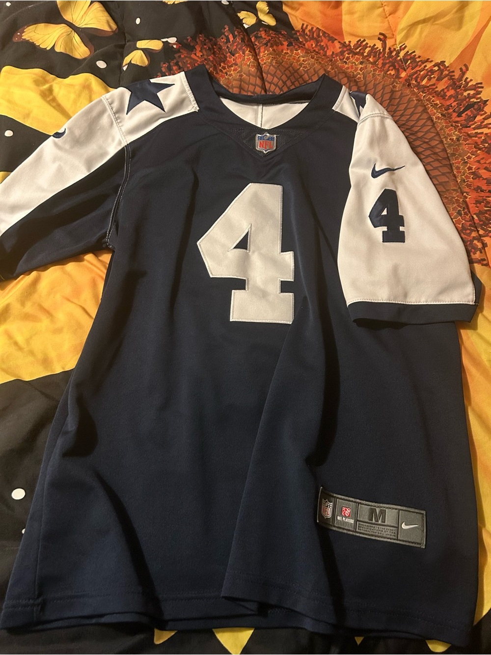 NFL Navy and White Nike Team Jersey Patch